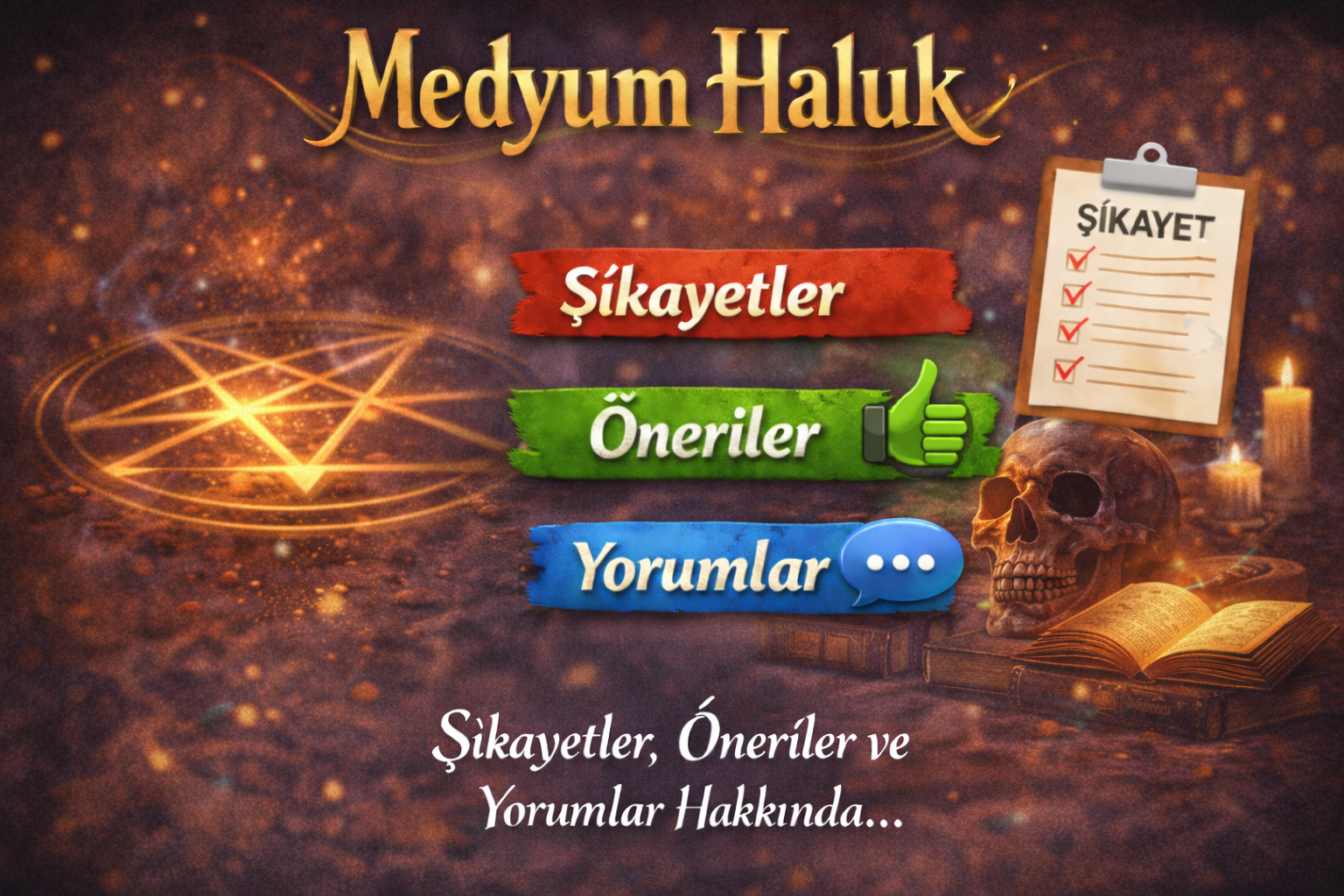 Medyum Haluk Şikayet